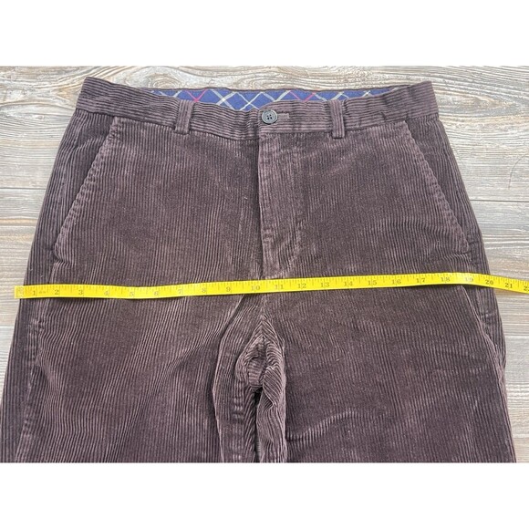Brooks Brothers Clark Chino Pants Mens 32x30 FITS 32x29 Corduroy Straight Leg - Picture 10 of 14